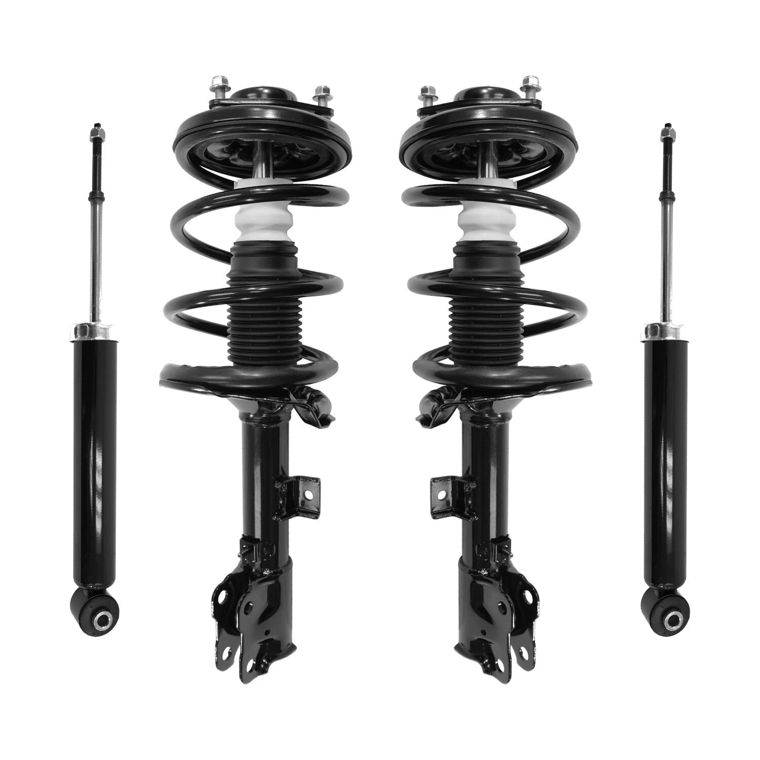 Front & Rear Complete Strut Assembly Shock Kit for 2007-2013 Mitsubishi 6B93BC-57