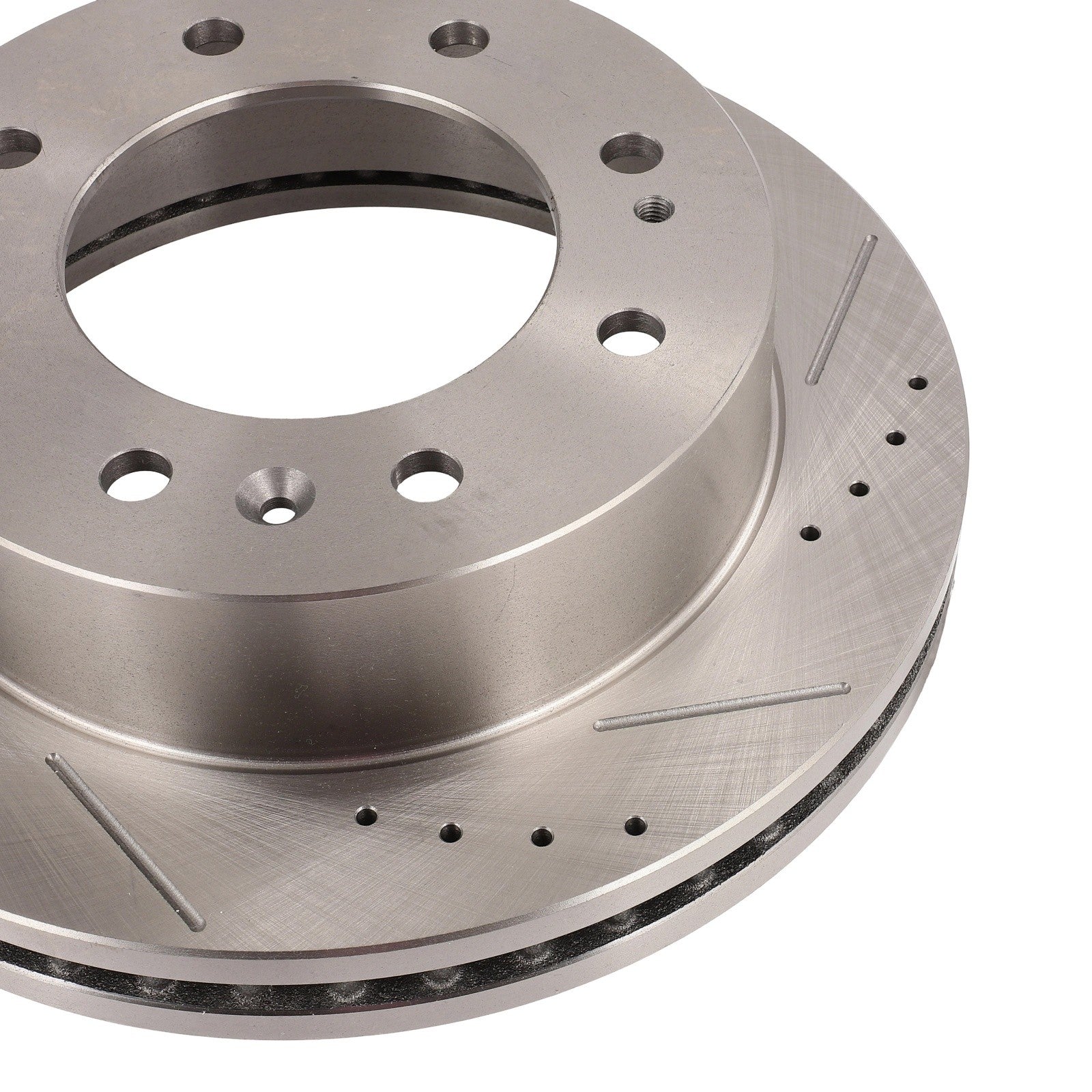 Front Drilled Slotted Brake Rotors For 2020-2023 Chevrolet Silverado 2500 KOEEP
