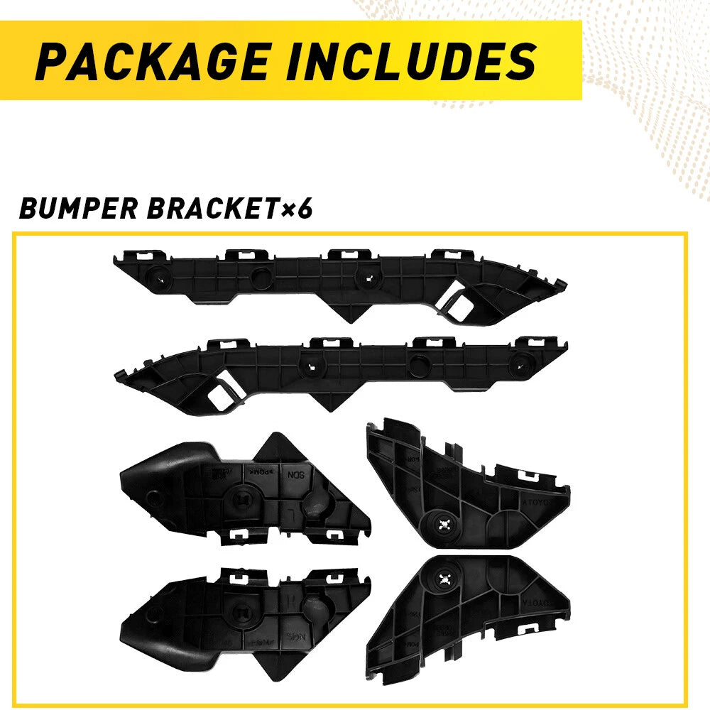 Bumper Bracket For 2009-2013 Corolla Toyota Set of 2 Rear Left & Right Side EOA 6B93BC-57