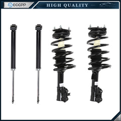 2 Front Struts Assembly & 2 Rear Shock Absorber For 06-11 Hyundai Accent/Kia Rio 6B93BC-57