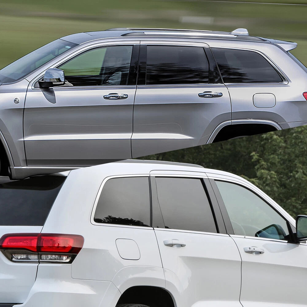 For Jeep Grand-Cherokee 2011-2021 6Pcs Door Pillar Post Side Cover Trim X 6pcs A 6B93BC-57