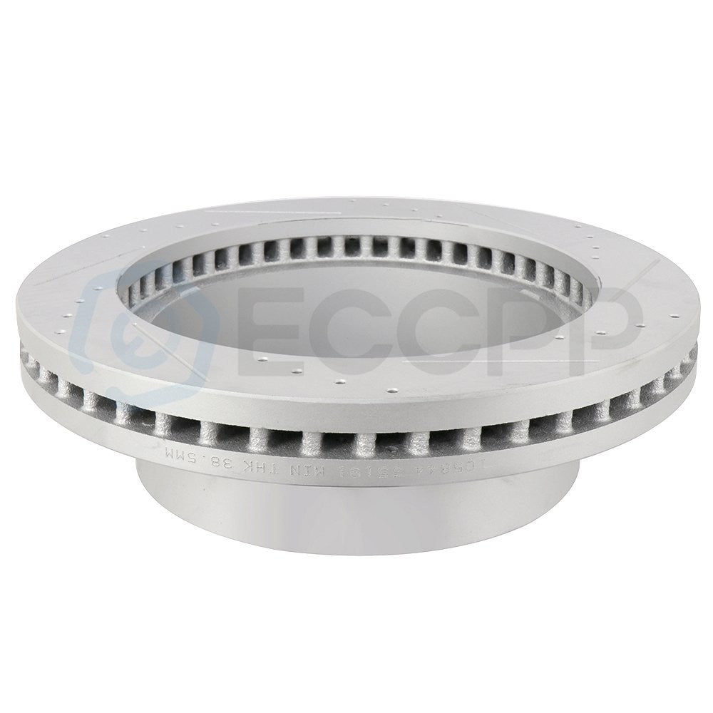 Front Brake Discs Rotors For Chevrolet Silverado 2500 HD 2011-18 Drilled Slotted 6B93BC-57