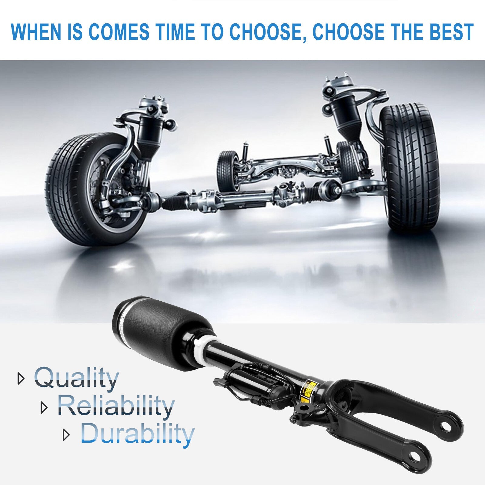 Front Air Suspension Shock For Mercedes W164 ML320 ML350 X164 GL450 GL500 W/ADS 6B93BC-57