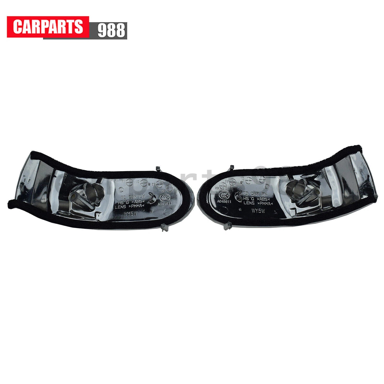 Pair Left Right Rearview Mirror Turn Signal Light for 2009-2012 Kia Forte Cerato 6B93BC-57