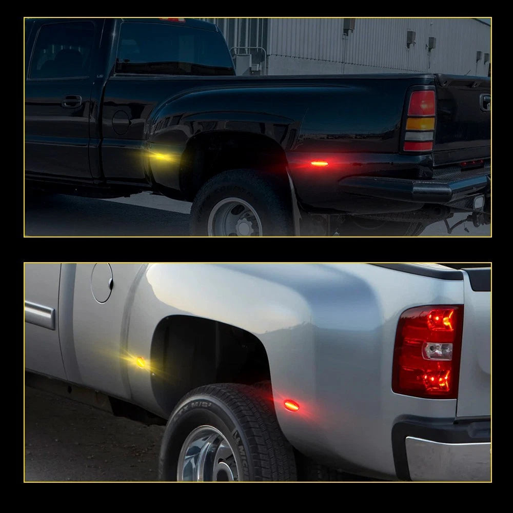 For 2001-2014 Chevy Silverado 2500HD 3500HD Fender Marker Dually Bed LED Light A 6B93BC-57