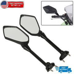 Side Rear View Mirrors for 2009-2016 Kawasaki Ninja 650/650R/EX650/ER6F
