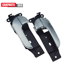 Pair Front Inside Door Handle Chrome For 02-05 Kia Sedona 0K53B59330 0K53B58330 6B93BC-57
