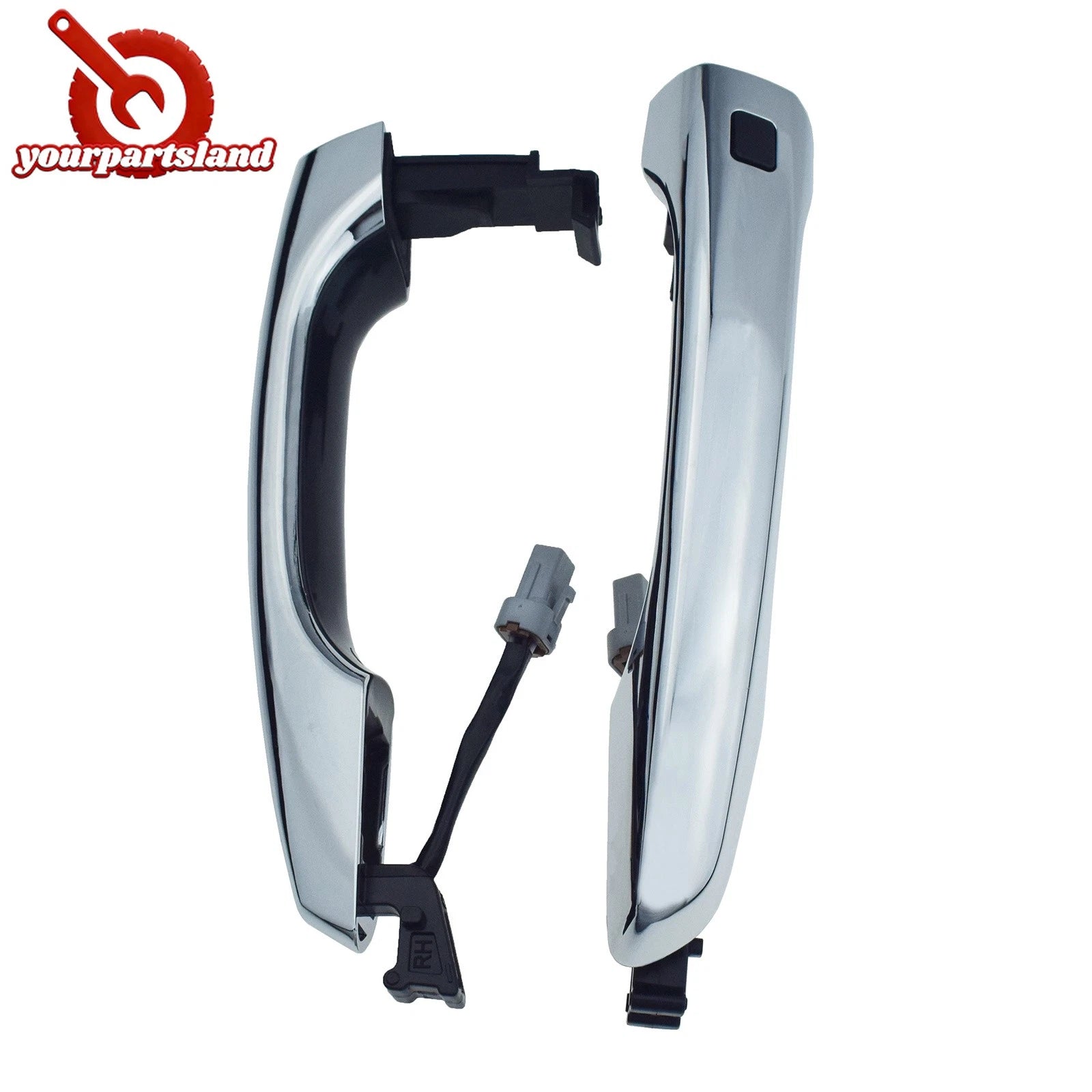 Front LH RH Chrome Outside Door Handle W/ Smart Key For Hyundai Elantra 16-20 6B93BC-57