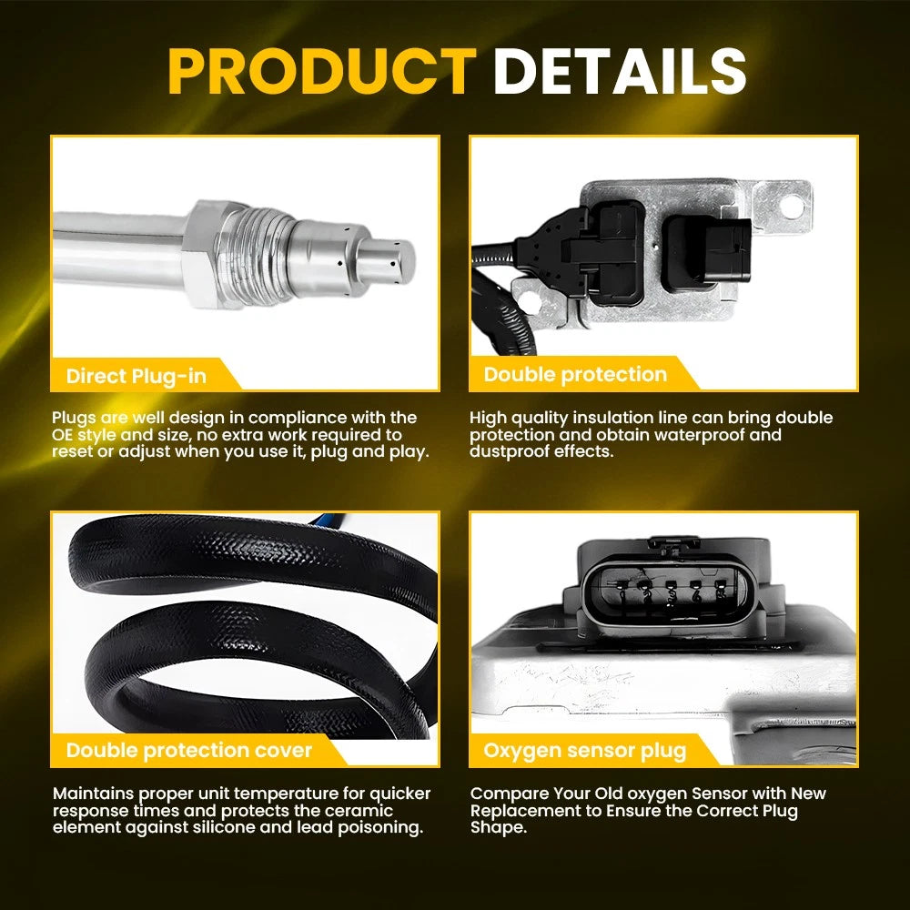 Nitrogen Oxide Nox Sensor For VW Passat 2.0L 2012-15 Audi Volkswagen 5WK96688A A 6B93BC-57