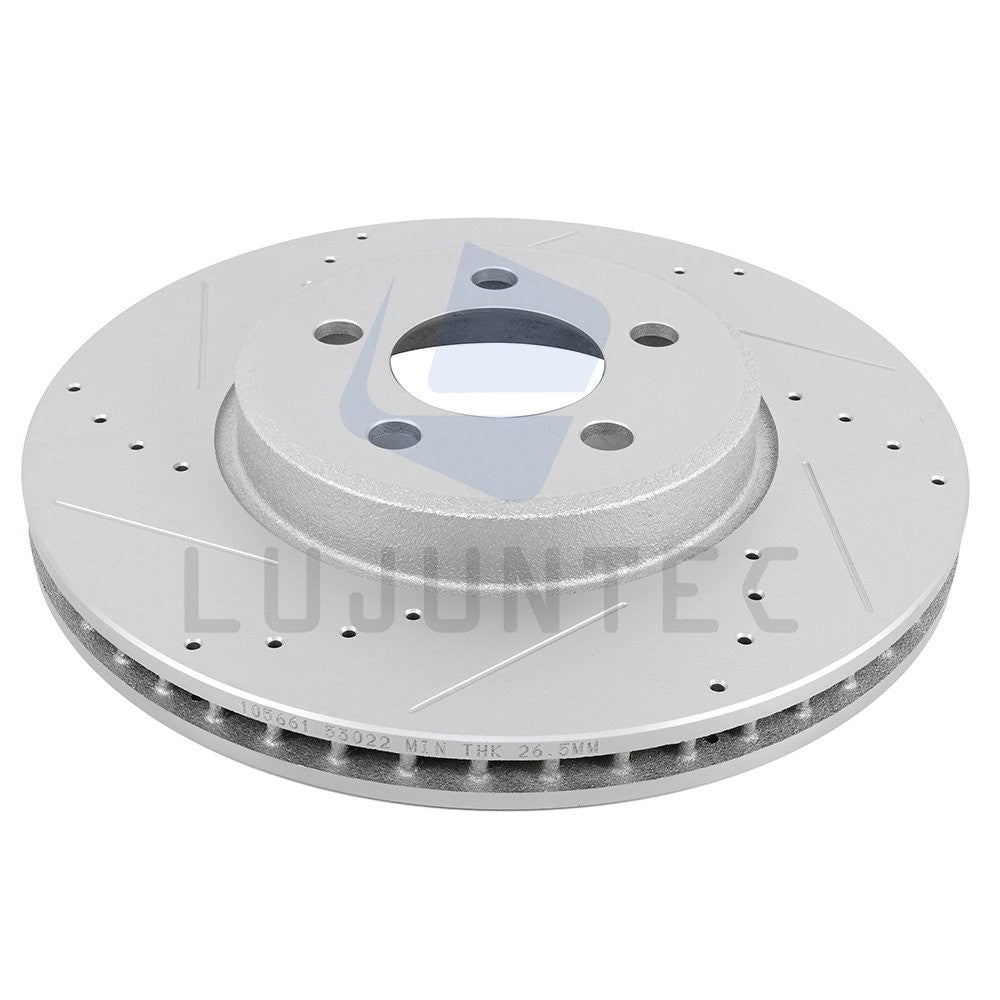 Front Ceramic Brake Pads Rotors For Dodge Charger Challenger 2011-2018 Drilled 6B93BC-57