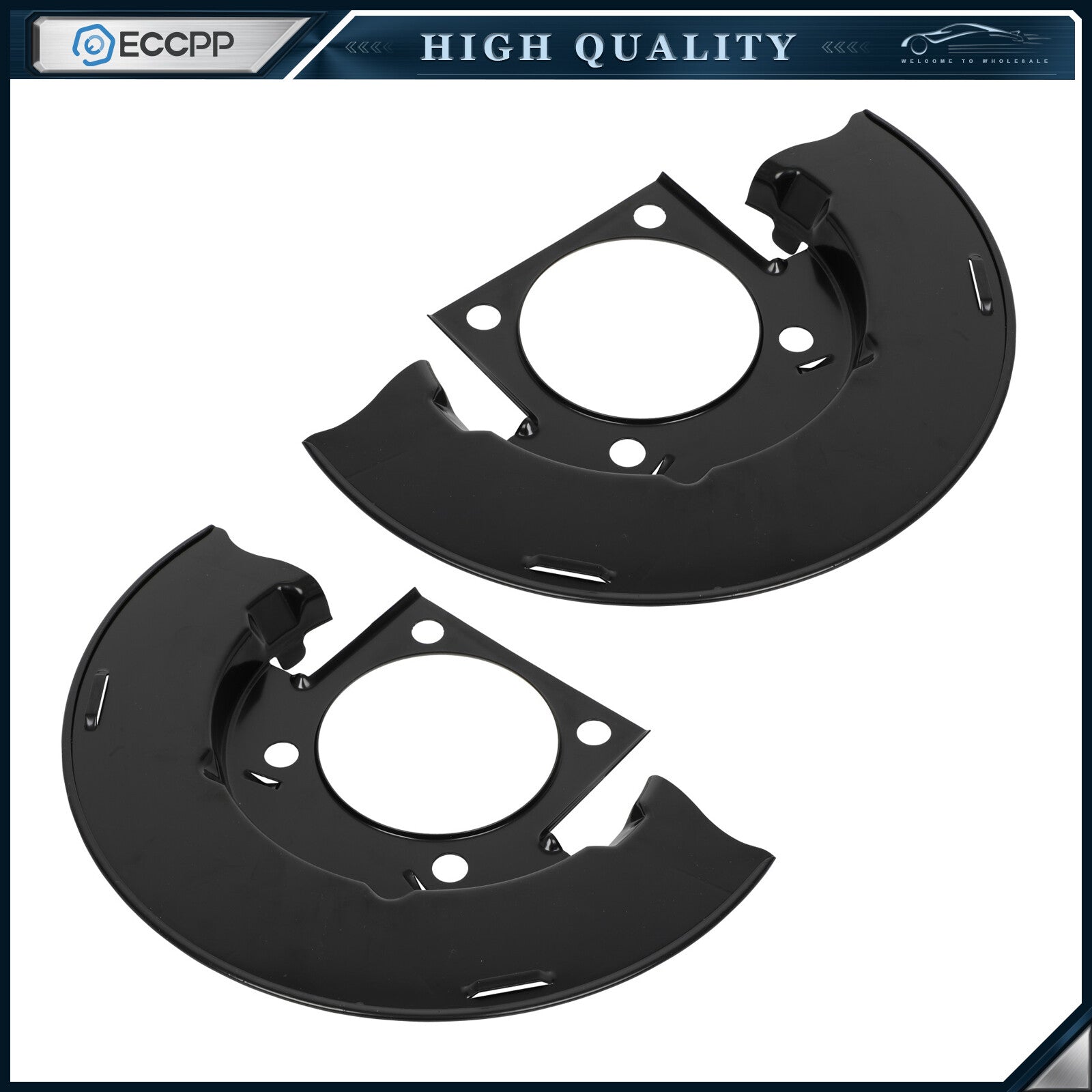 Front 947-073 Brake Dust Shield Fits For Chevrolet Express GMC Savana 6B93BC-57