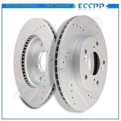Front Brake Discs Rotors For 2013 2014 2015 Acura ILX 2012-2015 Honda Civic 6B93BC-57