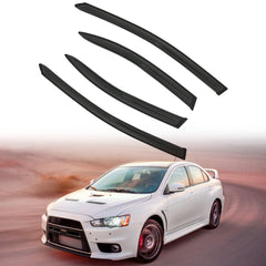 Window Visor Vent Rain Shades Guards Deflectors For 2008-2017 Mitsubishi Lancer MITSUBISHI