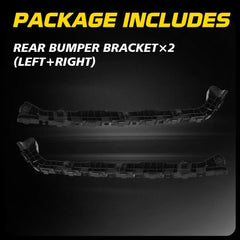 Bumper Bracket Set For 2016 2017 2018 19 20 2021 Honda Civic Rear LH&RH Side EOA 6B93BC-57