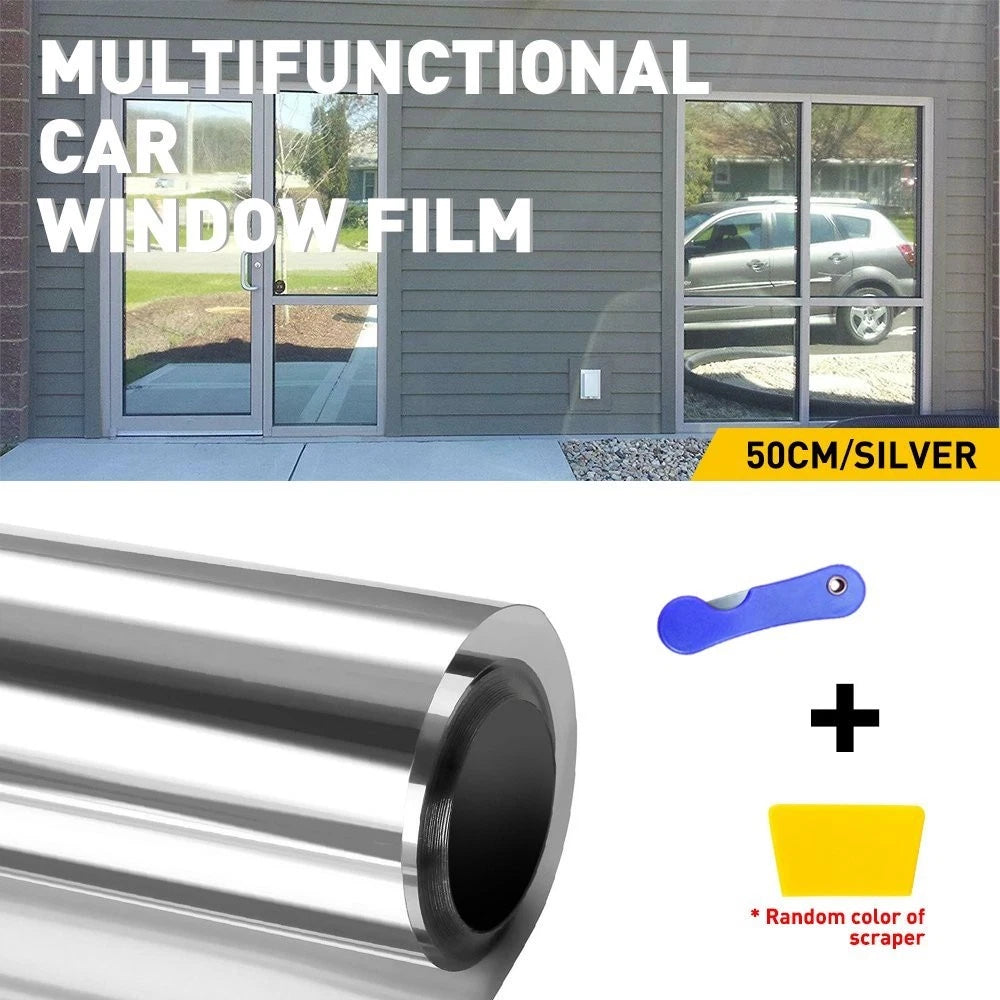 Silver 10ft 35% VLT Uncut Roll Window Film Tint 20" x10ft For Car Home Glass EOA 6B93BC-57