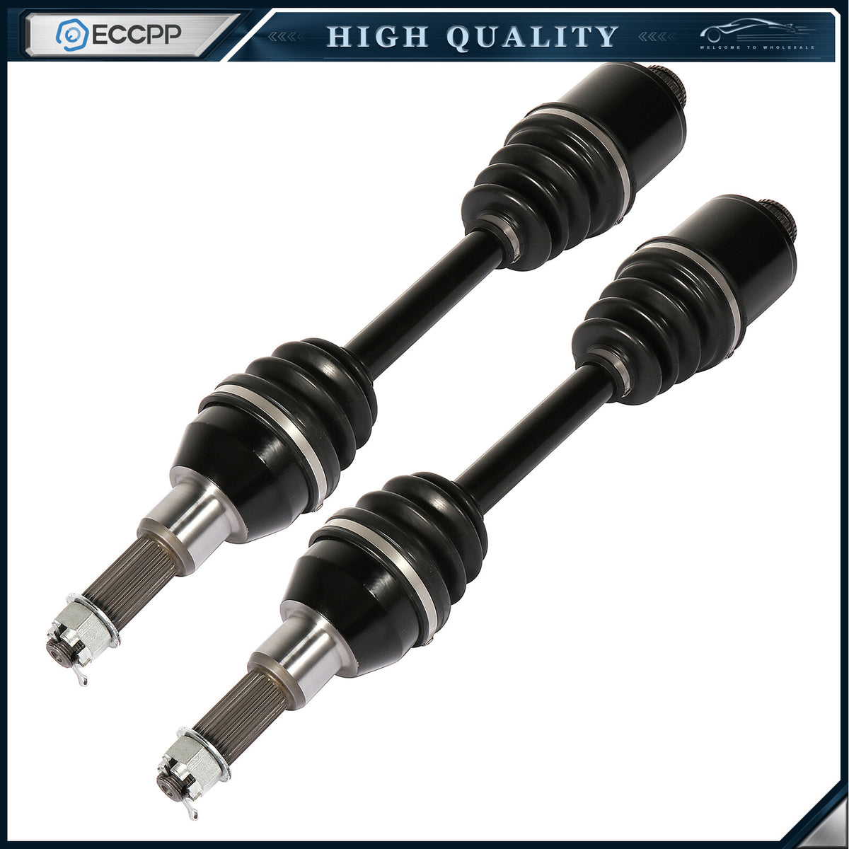 For Polaris Sportsman 500 2Pcs Rear Left Right Complete CV Joint Axles