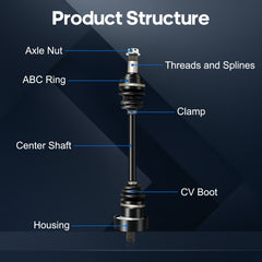 ECCPP CV Joint Axle Fits Arctic Cat 400 2006-2011 Front Left Side