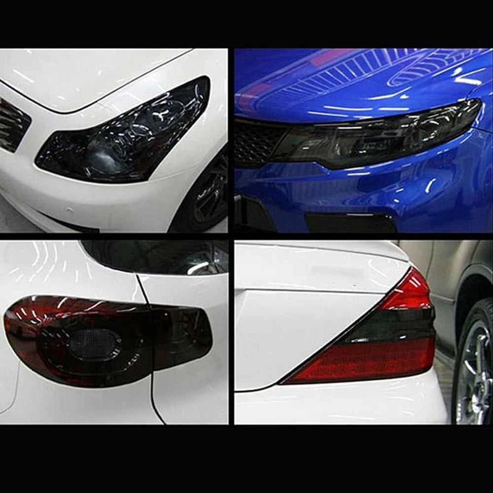 12"X72" Gloss Headlight Tint Film Taillight Vinyl Fog Wrap Light Dark Black EOA 6B93BC-57