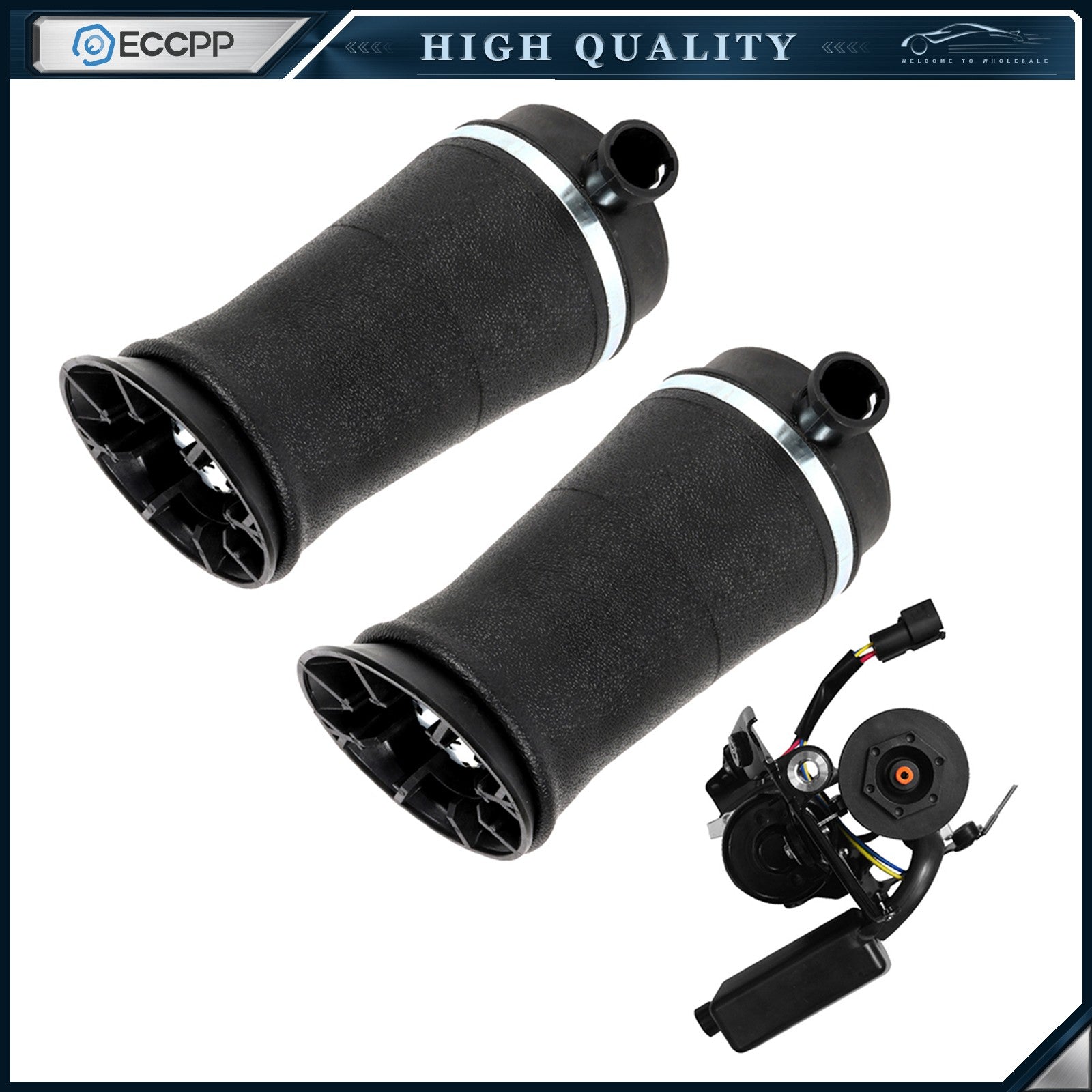 3X Rear Air Suspension Spring Compressor For 98-02 Lincoln Navigator Expedition 6B93BC-57