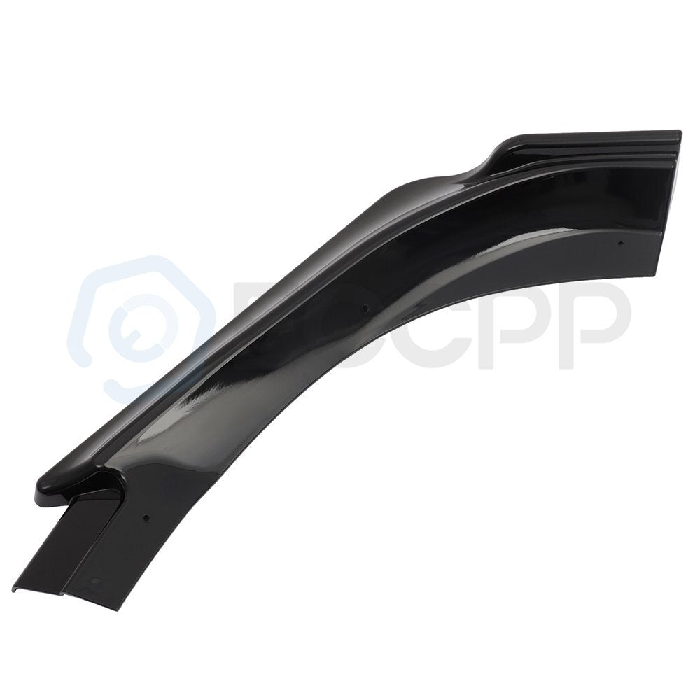 Fits 2013-2016 Hyundai Genesis Coupe 3pcs Gloss Black Front Bumper Lip 6B93BC-57