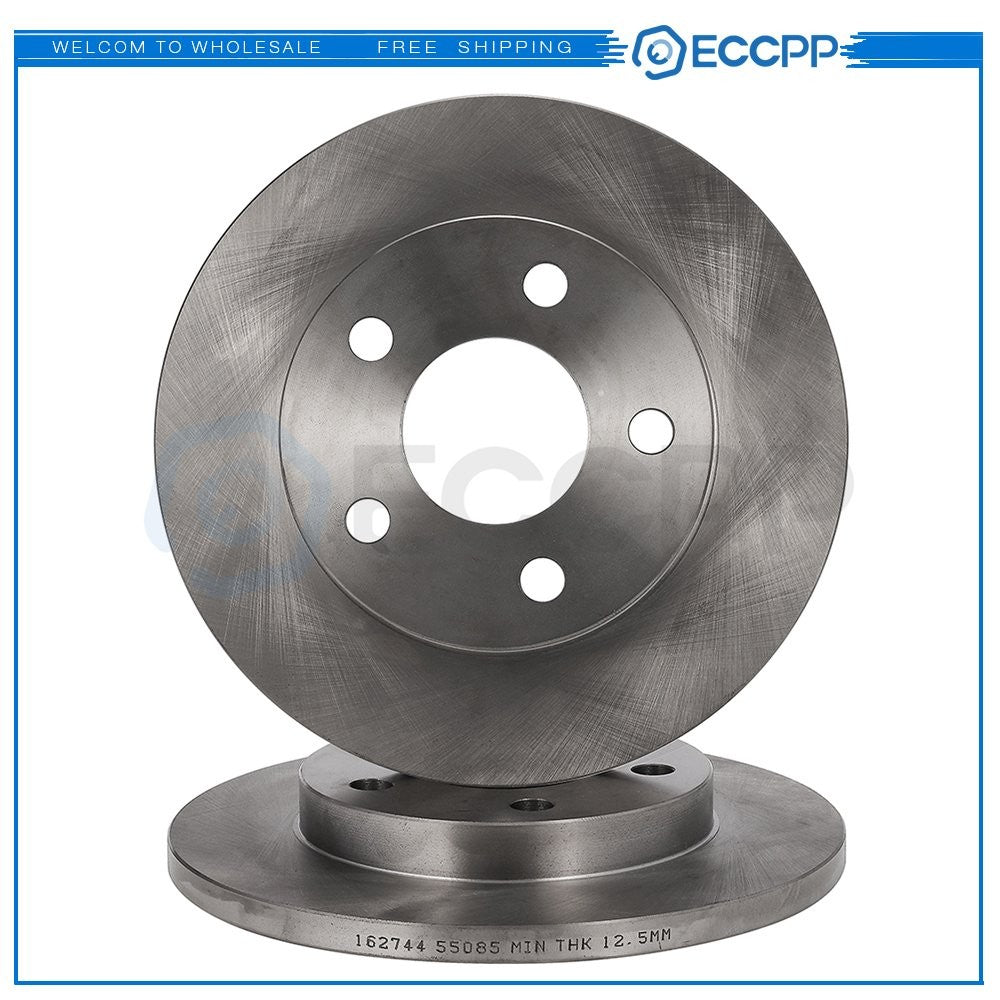 2 Rear Brake Rotors For Chevy Impala Buick Allure LaCrosse 6B93BC-57
