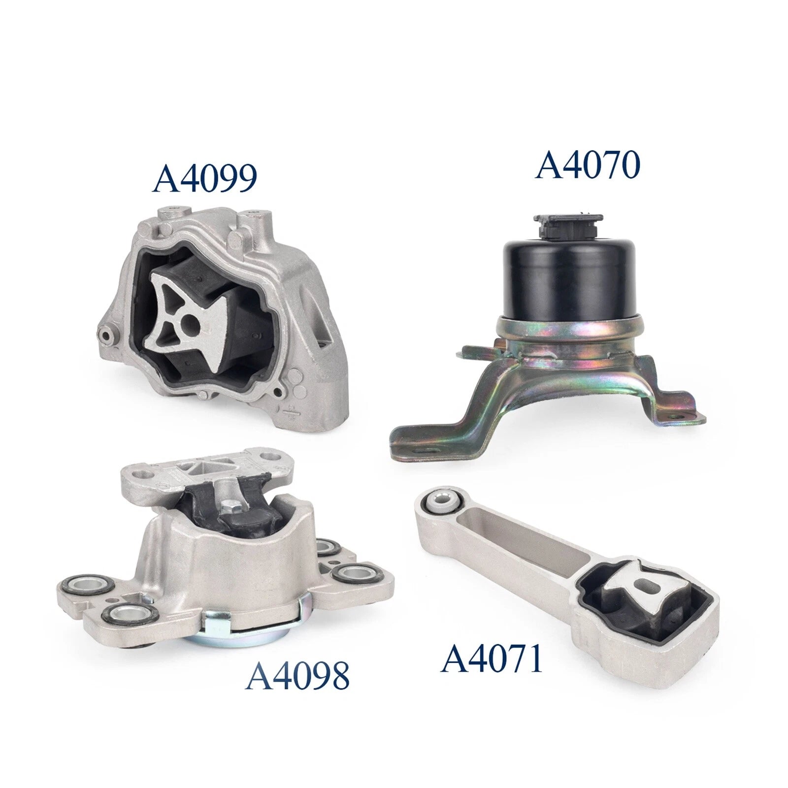 Engine Mount Set compatible with Volvo 2007-2016 S80 S60 XC70 l6 3.0L 3.2L 6B93BC-57
