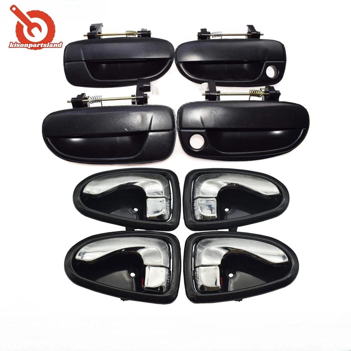 8PCS Outside Inside Door Handle For Hyundai ACCENT 1.6L 2000 01 02 03 04 05 2006 6B93BC-57