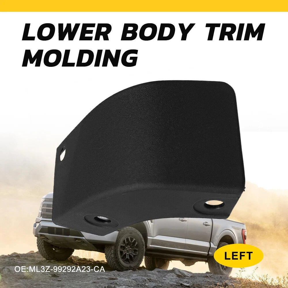 FOR 21 thru 23 F-150 OEM LH/RH Side Stone Rock Guard Rear Trim Molding Kit EOA 6B93BC-57