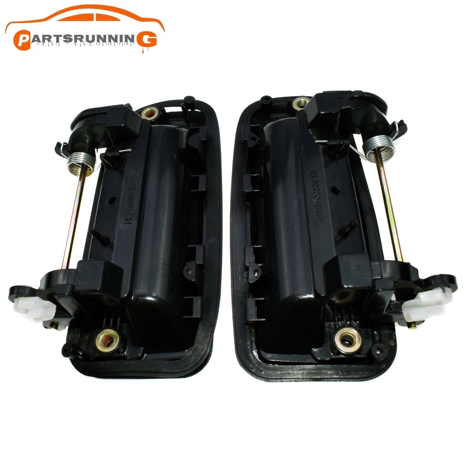 For 1988-1992 Toyota Corolla 2PCS Outside Outer Door Handle Rear Left & Right 6B93BC-57