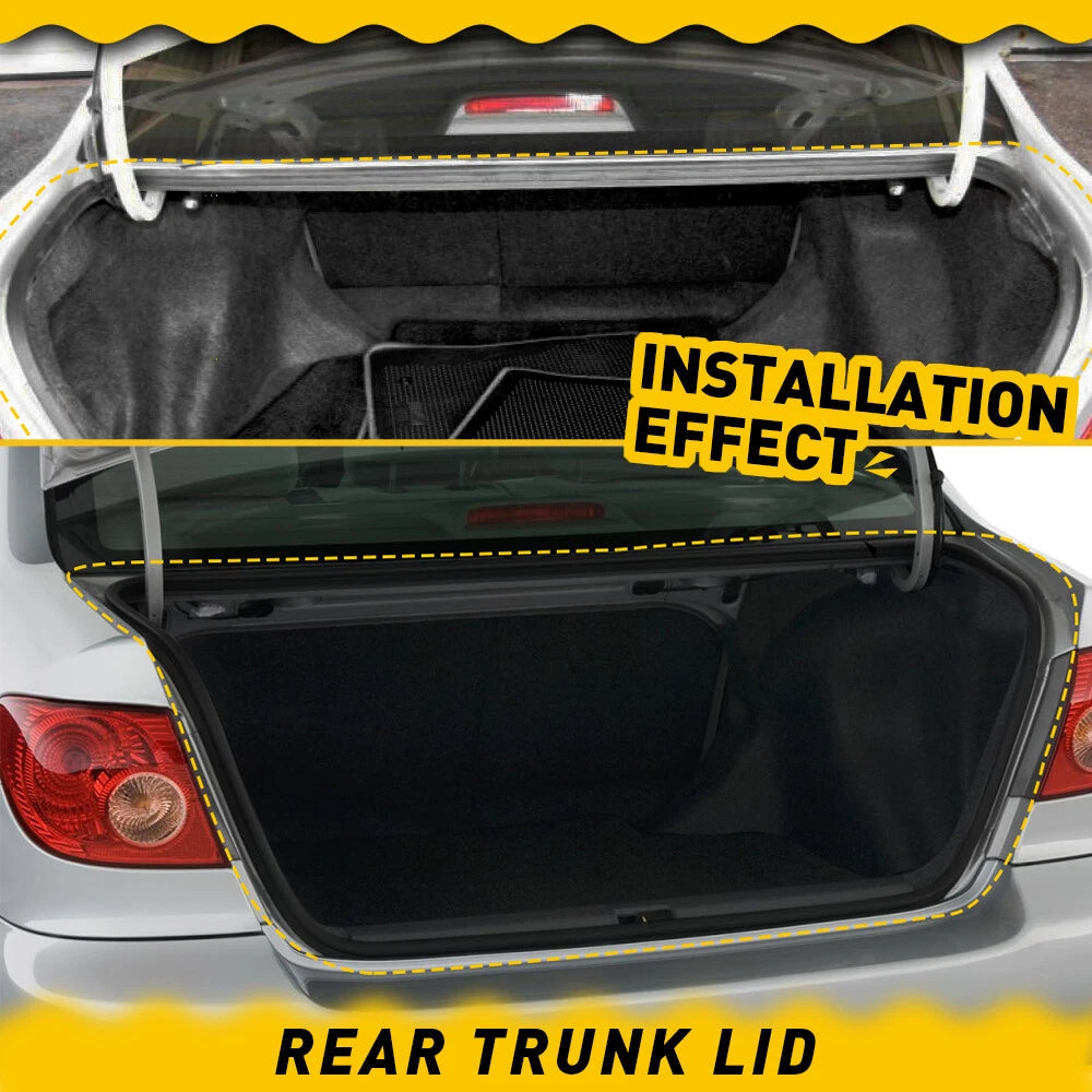 Rubber Weatherstrip Rear Trunk Lid For 2003-2008 Toyota Corolla Seal Strip EOA 6B93BC-57