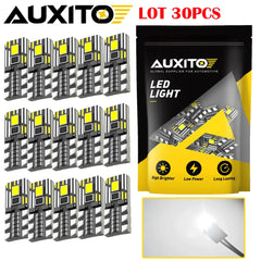 30X Super White T10 194 168 2825 LED License Plate Interior Light Bulb 6500K 2A2 6B93BC-57