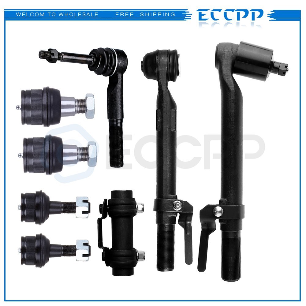 Suspension Parts Tie Rod Ball Joint 8pcs Fits Ford F-350 Super Duty 4WD 05-09 16 6B93BC-57