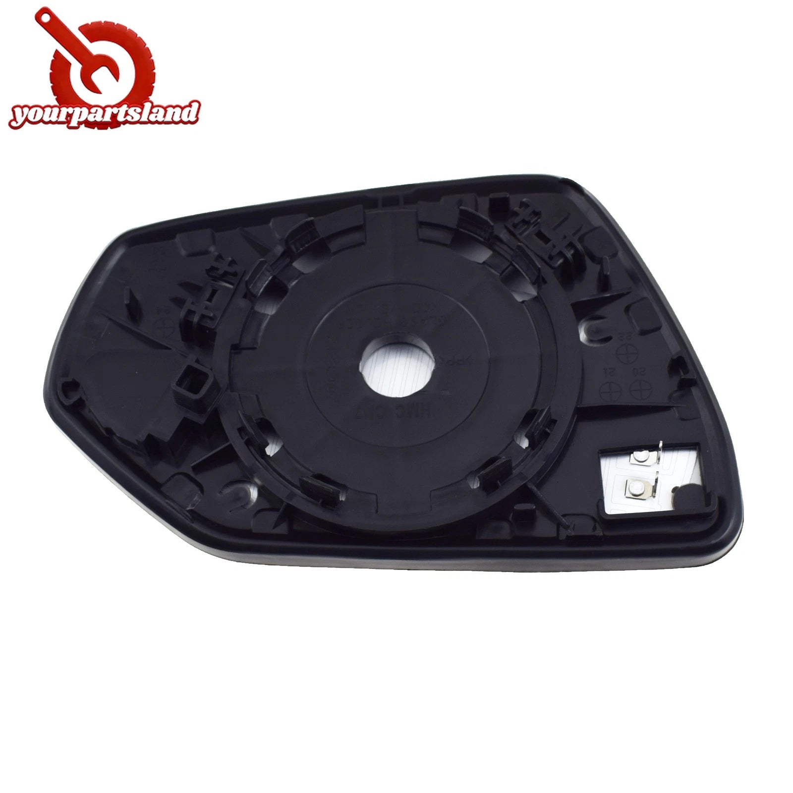 Left Heated Rearview Mirror Glass for Hyundai Elantra 2021 2022 2023 87611-AA040 6B93BC-57