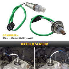 2X Upstream Downstream O2 /02 Oxygen Sensor For 08 09 10 11 12 Honda Accord 2.4L 6B93BC-57