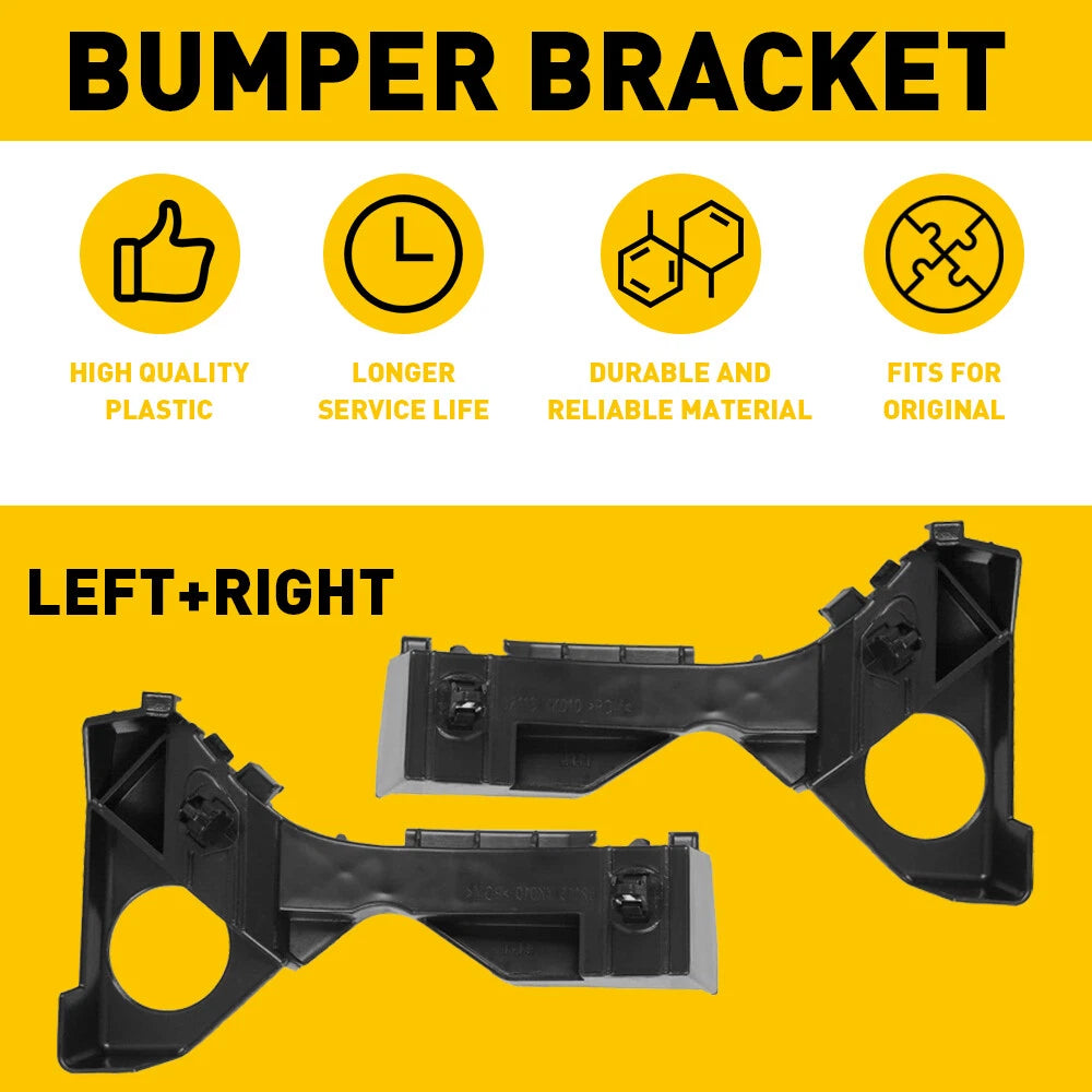 Bumper Bracket Set For 2003-2008 Toyota Corolla USA Built Front Steel 2Pc US 6B93BC-57