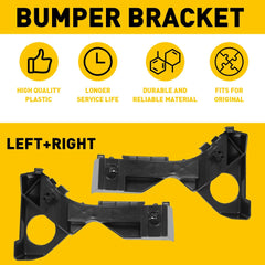 Bumper Bracket Set For 2003-2008 Toyota Corolla USA Built Front Steel 2Pc US 6B93BC-57