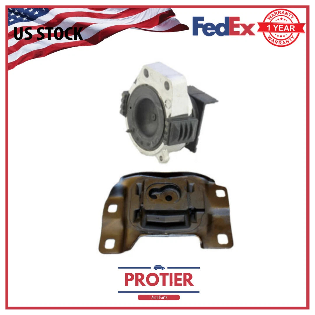 Motor & Trans Mount 2PCS Set Fit 10-13 Mazda 3 Mazdaspeed 2.3L Turbo for Manual 6B93BC-57