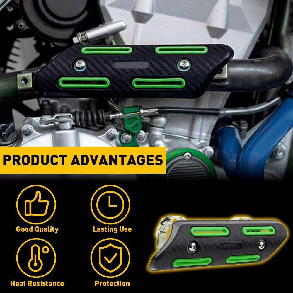 Pipe Heat Shield Guard Protector For Kawasaki KX250F KX450F 4-Stroke 2006-2022 A 6B93BC-57