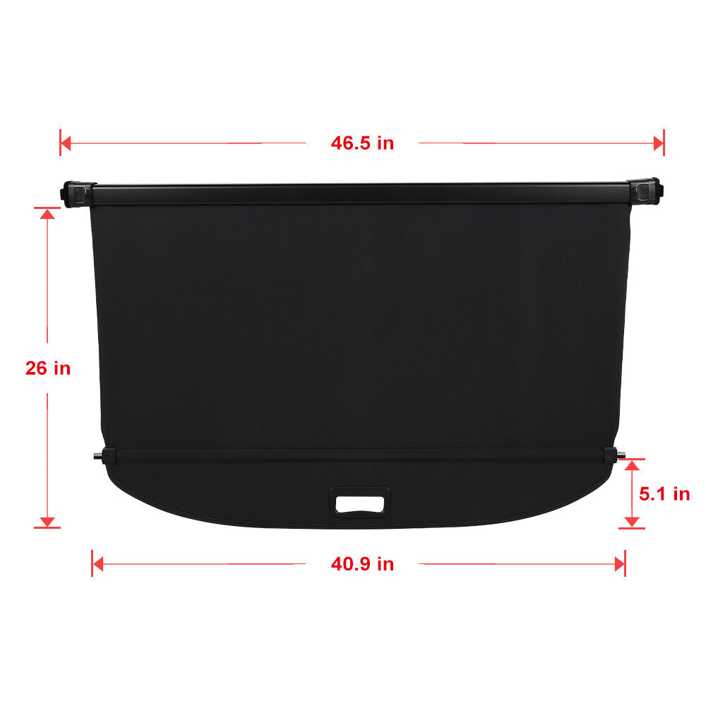 ECCPP Retractable Rear Trunk Cargo Cover Shield Shade For 2008-2012 Ford Escape 6B93BC-57