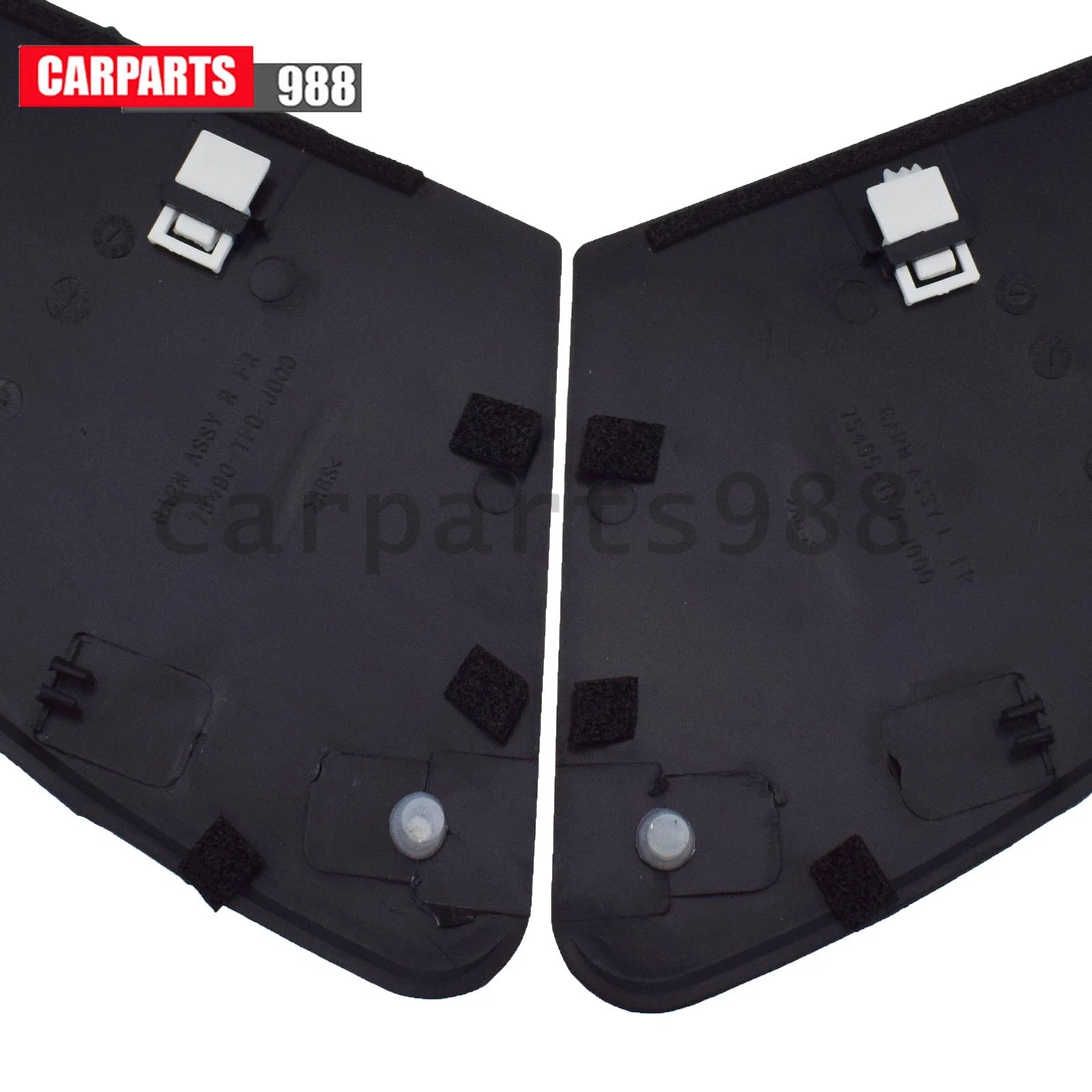Front Door Garnish Window Glass Plate Trim Cap for 09-13 Honda Fit 75495-TF0-Y01 6B93BC-57