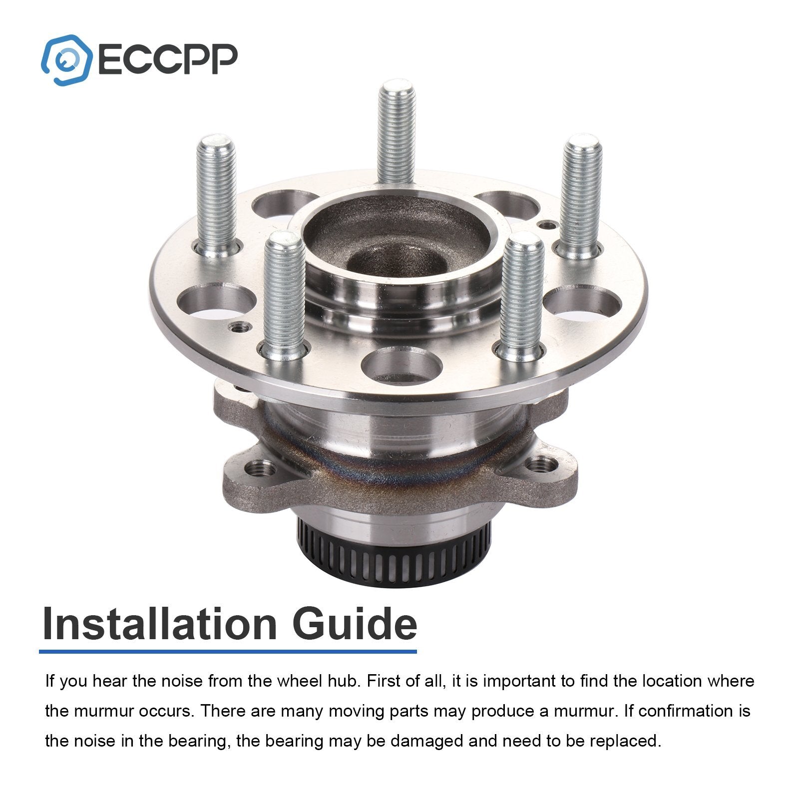 1Pc Wheel Hub Bearing Rear For Hyundai Elantra 2.0L 2007-2010 2011 2012 W/ ABS 6B93BC-57