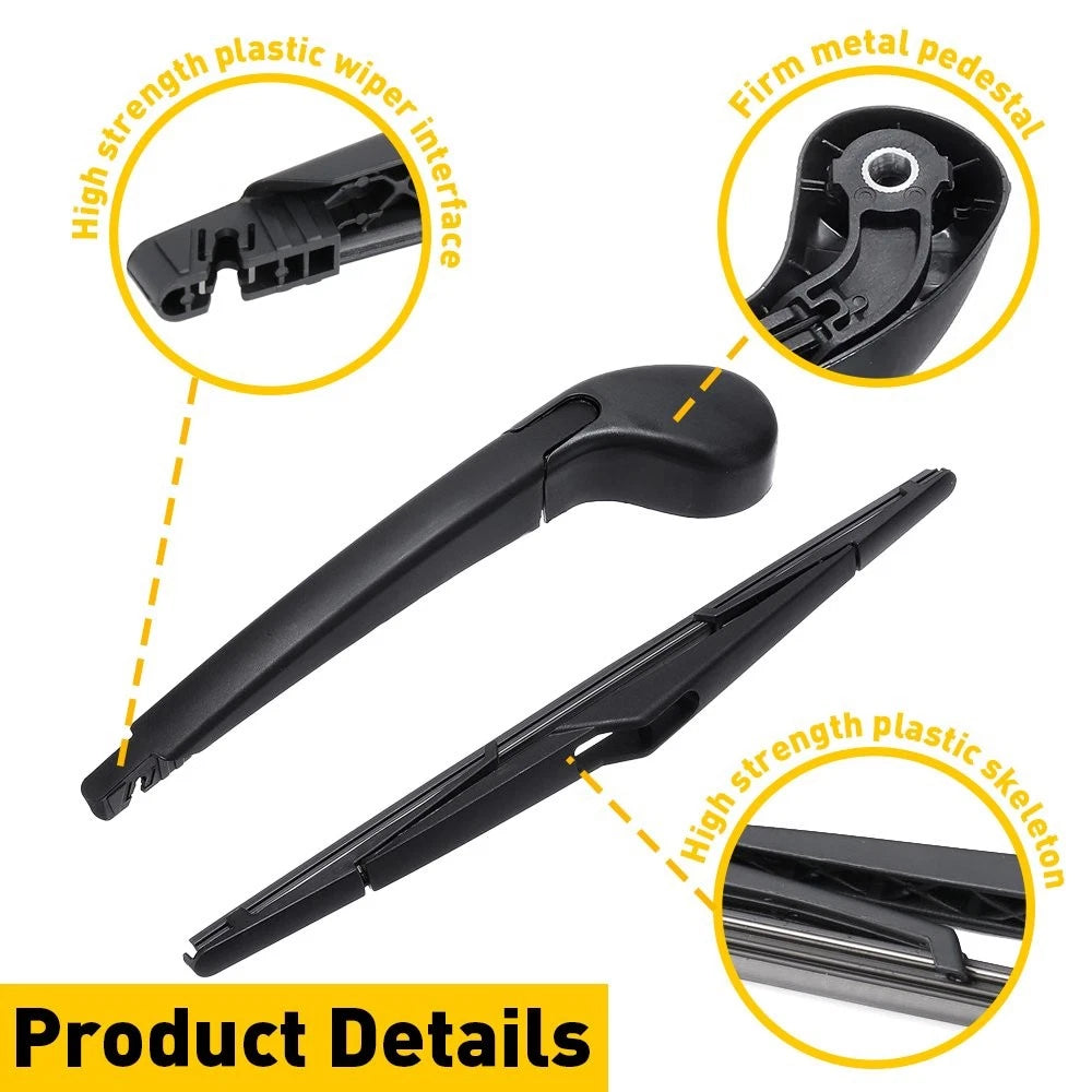 Rear Wiper Arm & For Blade 2012-2018 Ford Focus hatchback Back Windshield Wiper 6B93BC-57