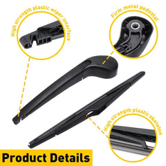 Rear Wiper Arm & For Blade 2012-2018 Ford Focus hatchback Back Windshield Wiper 6B93BC-57