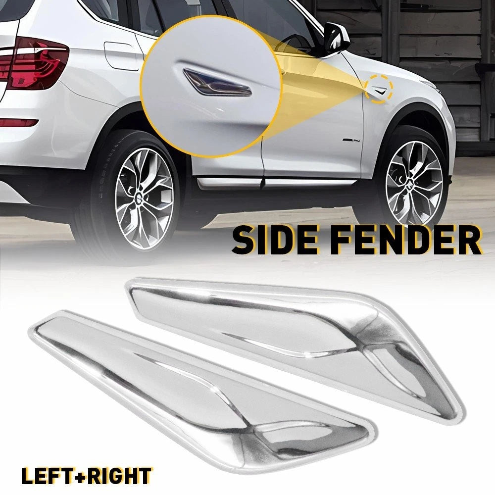 Front Left Right Side Fender Side Marker Finisher for 15-17 BMW X3 X4 F25 F26 6B93BC-57