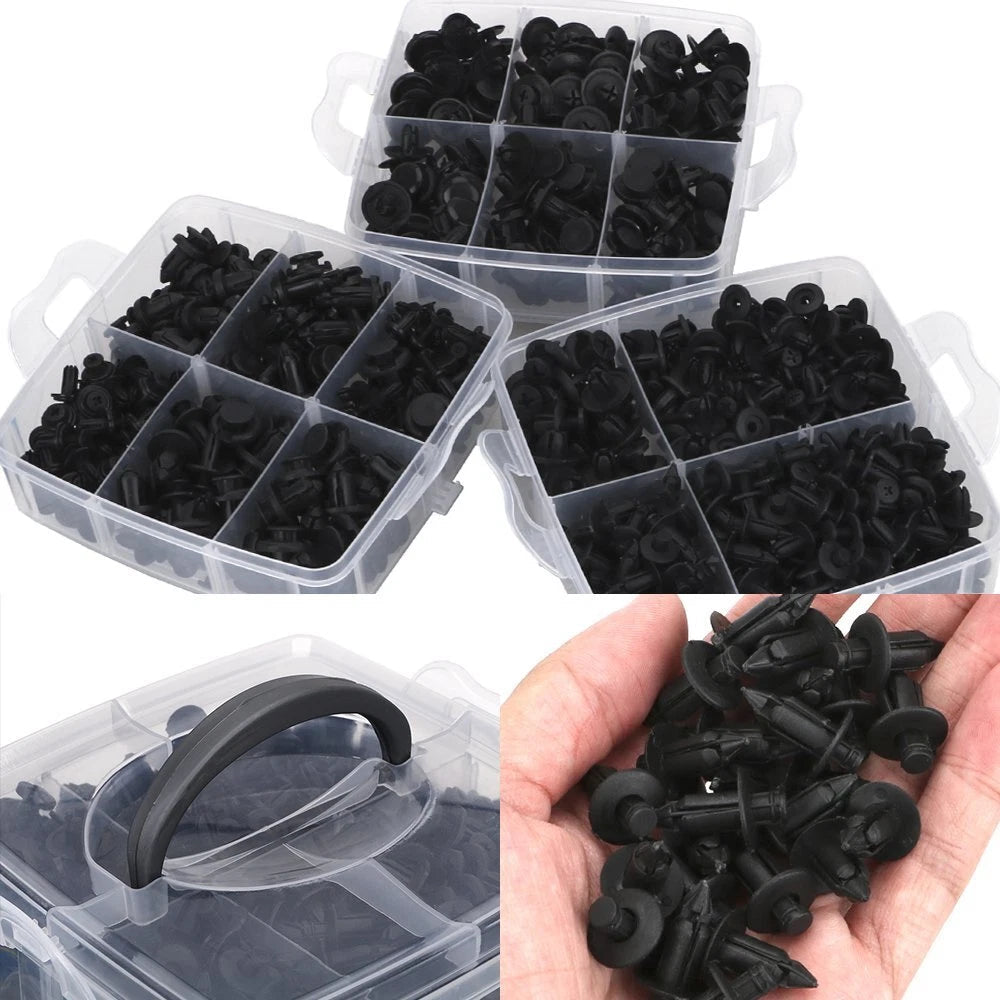 625Pcs Trunk Screw Rivets Car Bumper Fender for Auto Plastic Fastener Clips EOA 6B93BC-57