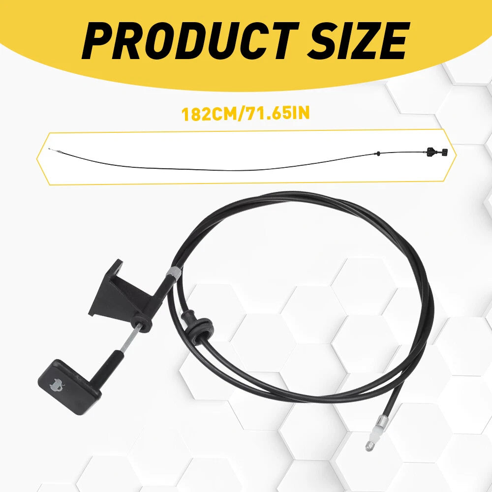 For 2002-06 Acura RSX Hood Latch Lock Release Cable Durable 74130-S6M-A01ZA EOA 6B93BC-57