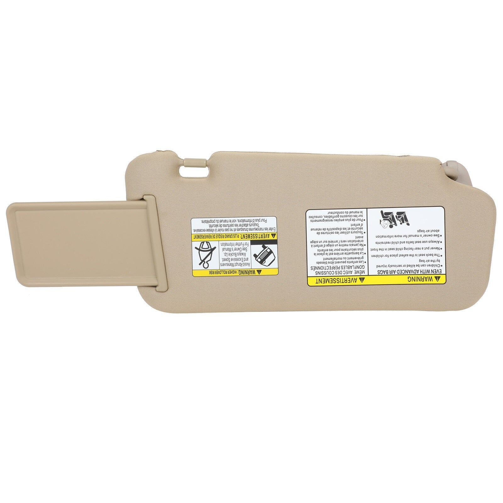 For Nissan Murano 09-14 Sun Visor LH Driver & RH Passenger Side Beige W/ Sunroof 6B93BC-57
