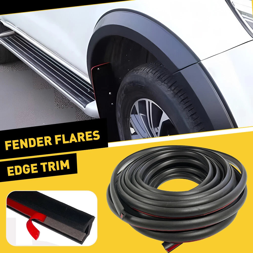 FENDER FLARE REPLACEMENT EDGE TRIM 9m Universal Flexible For Car Truck Wheel EOA 6B93BC-57