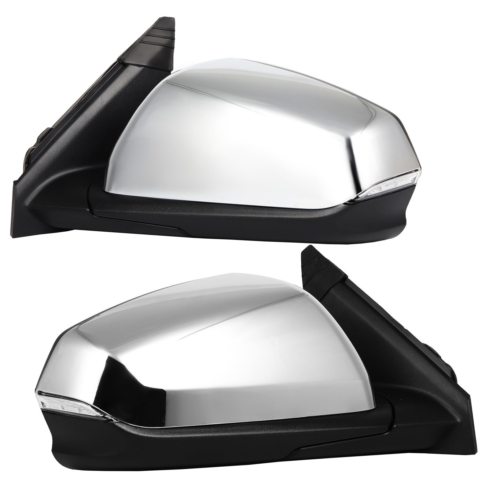 Chrome Mirror For 2018-2021 Chevrolet Equinox Blind Spot Driver & Passenger Side 6B93BC-57