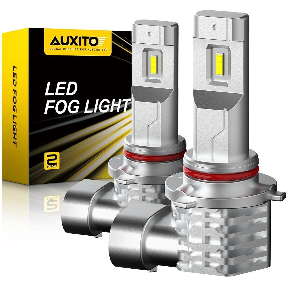 AUXITO H10 9145 9140 LED 100W Fog Driving Light Bulbs White 4000LM 6500K CANBUS AUXITO